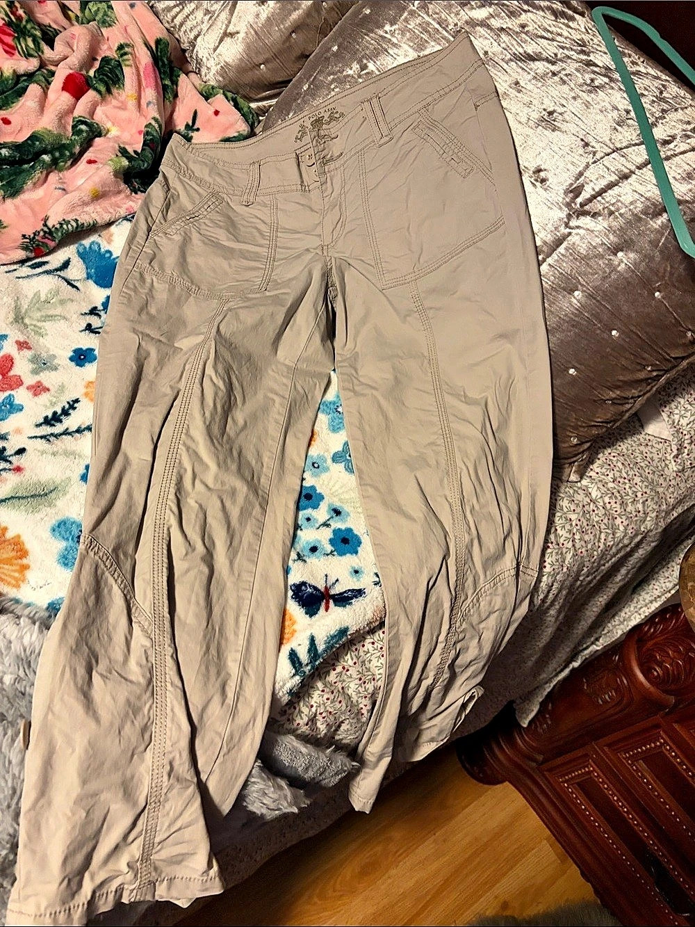 U.S. Polo Assn. Men's Cargo Pants Beige Waist 34